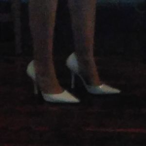 White D'orsay Patent Pumps 9 Norma Kamali Zelda